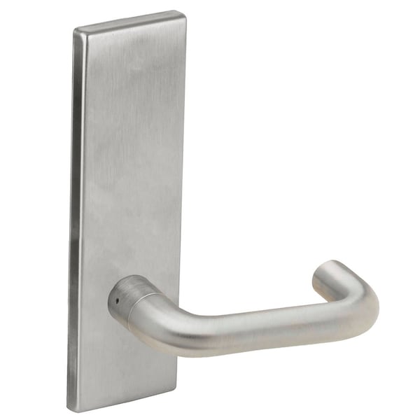 Schlage Grade 1 Full Dummy Trim Mortise Lock, 03 Lever, N Escutcheon, Satin Chrome Finish, Field Reversible L0172 03N 626 - main